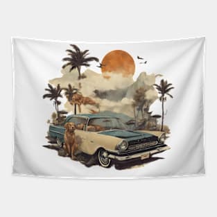 nothern exposure: 50s painting summer vibes Tapestry