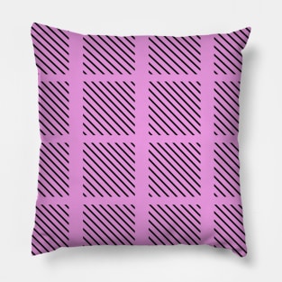 Black stripes Pillow