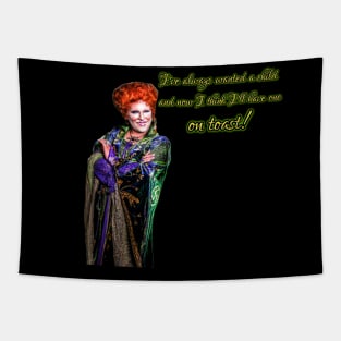 Hocus Pocus Live!!! I've always wanted a child Winne Design Tapestry