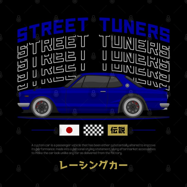 Tuner Blue Hakosuka JDM by GoldenTuners