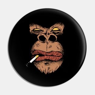 Gorilla Face Pin