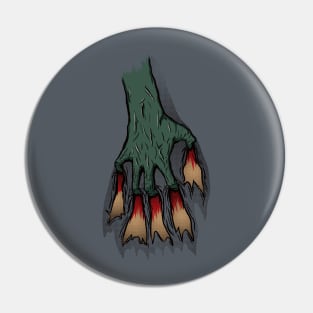 Zombie hand Pin