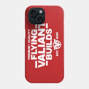 Flying Valiant Builds (Handpainted - White on red) Phone Case