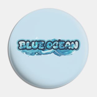 Blue Wave Pin