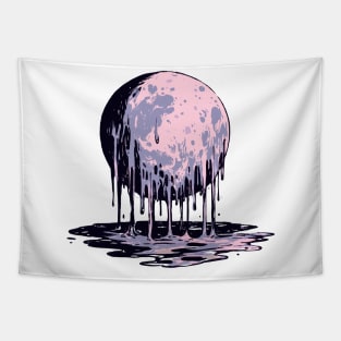 Melting moon Tapestry