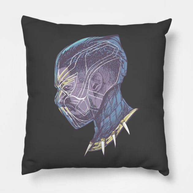 Eric Killmonger - X-Ray Pillow by wwowly