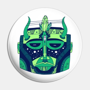 Ngreen African Mask No 8 Pin