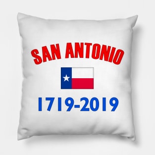 San Antonio Texas 300 year Anniversary Pillow