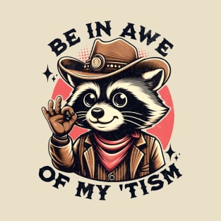 Autism Awareness Raccoon T-Shirt