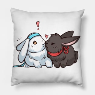 Wangxian bunnies Pillow