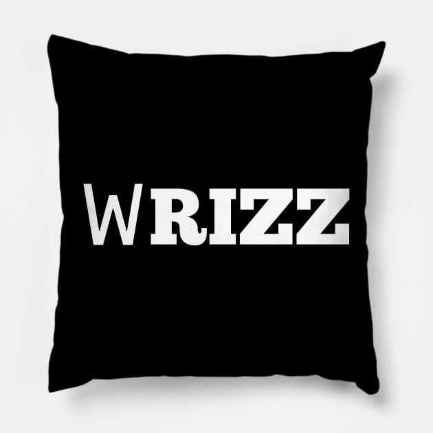 W Rizz Pillow by MaystarUniverse