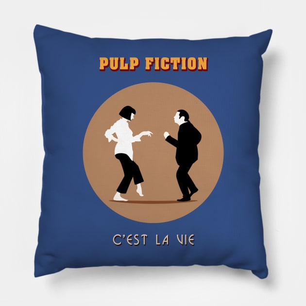 C'est La Vie Pillow by NotoriousMedia