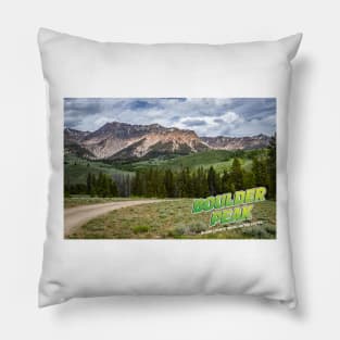 Boulder Peak Idaho Pillow