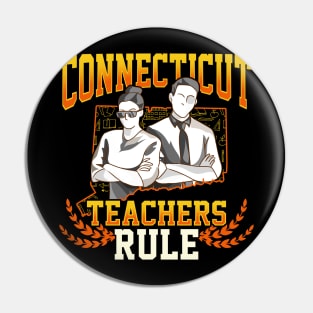 Connecticut Teachers Rule | Home State Gift Back To School Pin