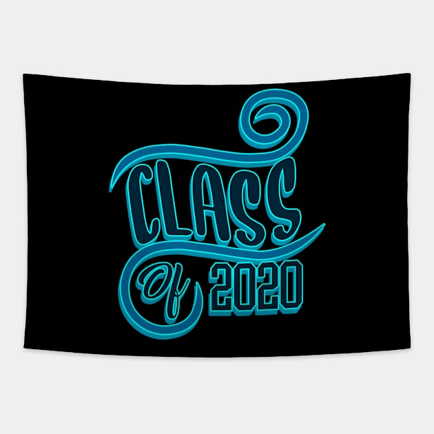 Class Of 2020 - High School Graduation College Graduates Tapestry by ScottsRed