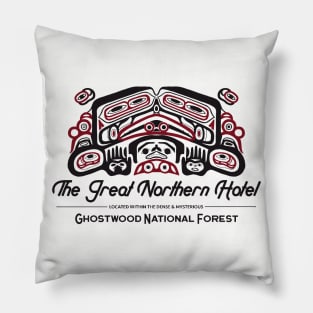 The Great Northern Hotel Mural FanArt Tribute Pillow