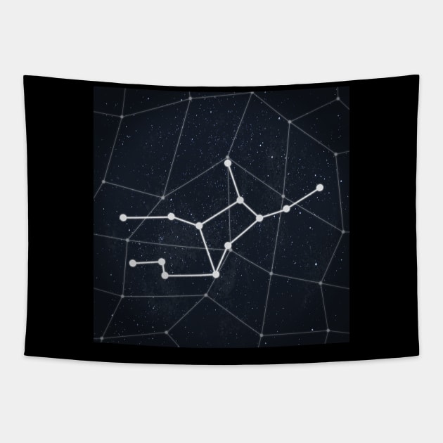 Virgo Constellation Tapestry by RAADesigns