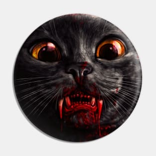 Vampire Cat Pin