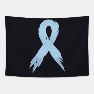 Battled Prostate Cancer Ribbon - Hand Drawn Tapestry