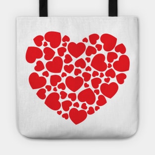 Hearts in a Heart Tote