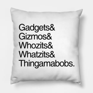 Gadgets and Gizmos Pillow