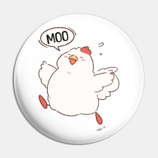 Moo Funny Cow/Chicken Pin