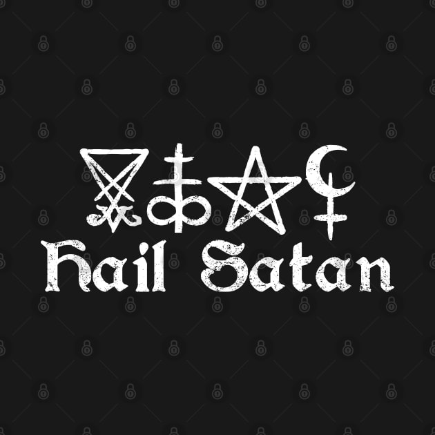 Satanic Symbols Hail Satan by ShirtFace