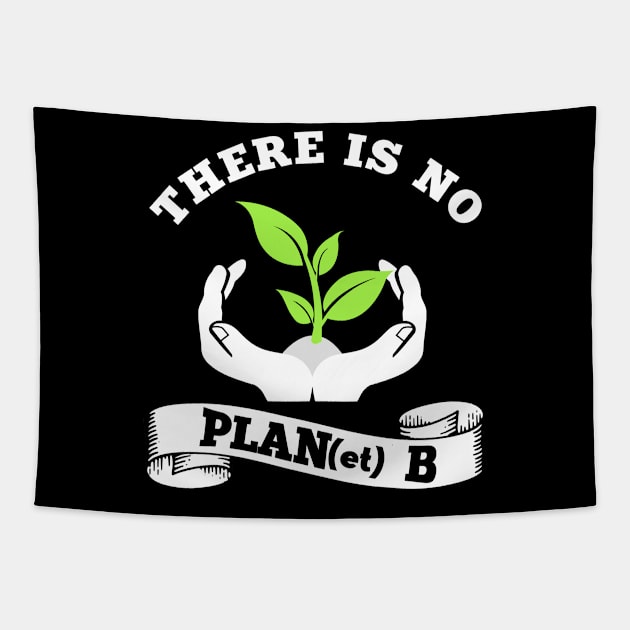 There is no Planet B Tapestry by MaikaeferDesign