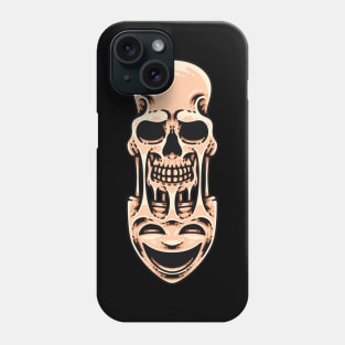 Skull And Mask Phone Case