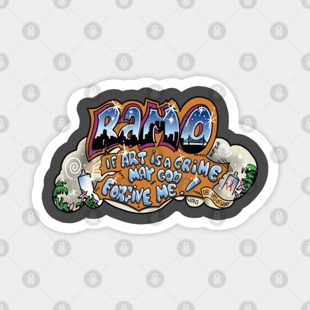 Ramo Graffiti - Beat Street Magnet by Chewbaccadoll