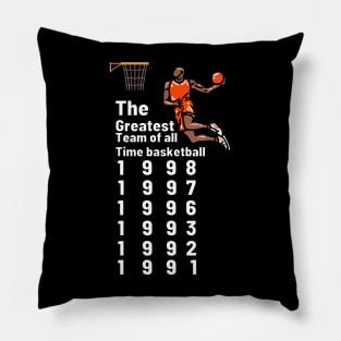 The greatest team of all time basketball team Pillow