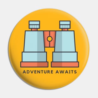 Adventure Awaits Pin