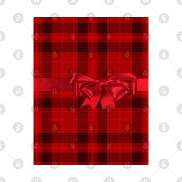 Black and Red Plaid Christmas Present by Ric1926