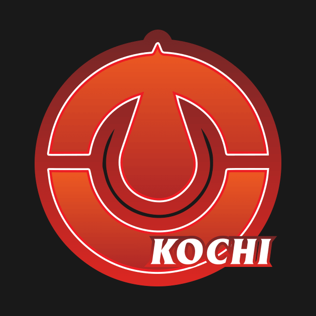 Kochi Japanese Prefecture Design by PsychicCat