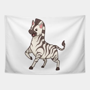 Kawaii Zebra Tapestry