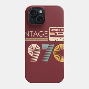 Vintage 1970 Limited Edition Cassette Phone Case