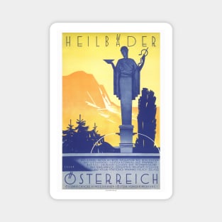 Heilbäder Österreich Austria Vintage Poster 1935 Magnet