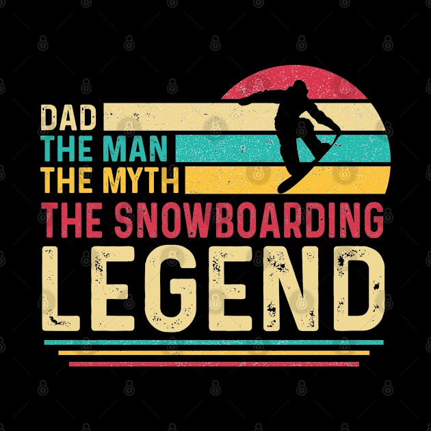 Dad The Man The Myth The Snowboarding Legend by HammerSonic