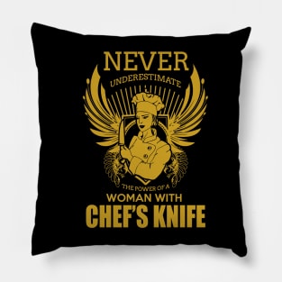 women chef"s Pillow