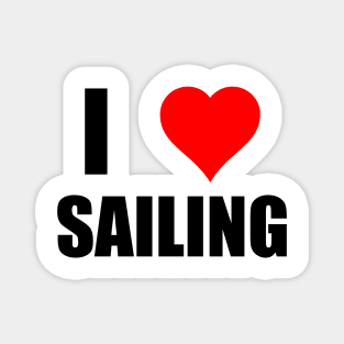 I love sailing Magnet