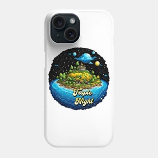 Starry Night Island Phone Case