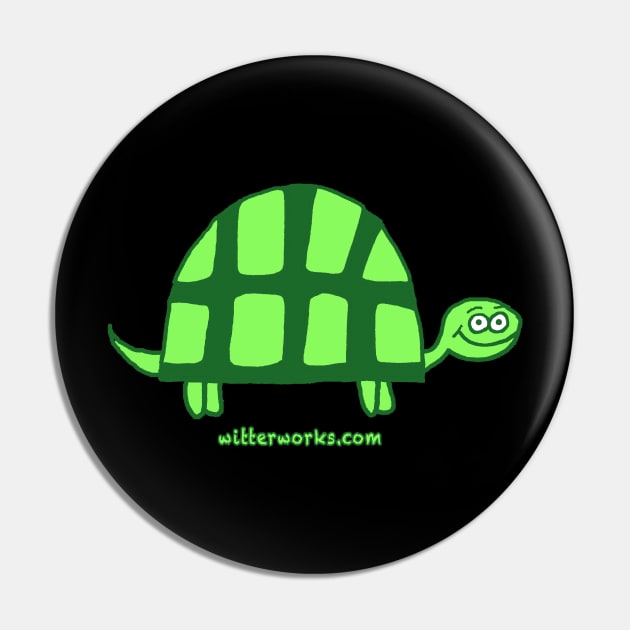 Cute Turtle Pin by witterworks