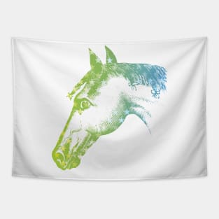 COLORFUL HORSE HEAD Tapestry