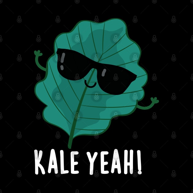 Kale Yeah Cute Veggie PUn by punnybone