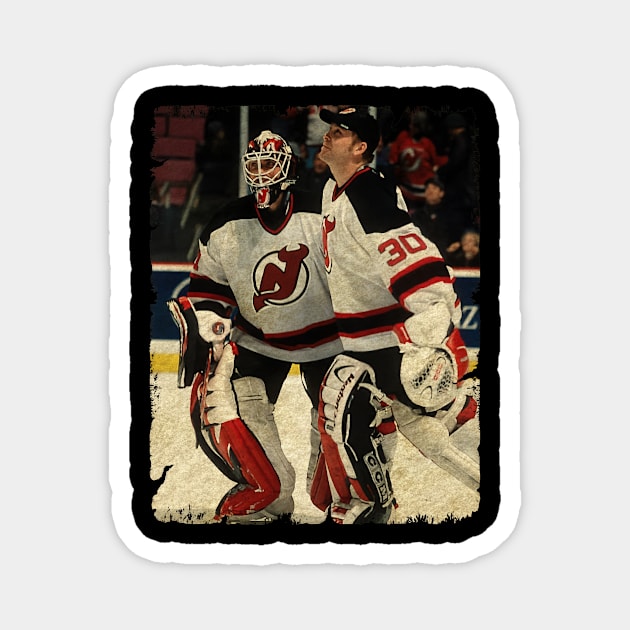 Jean Francois Damphousse in New Jersey Devils Magnet by Momogi Project