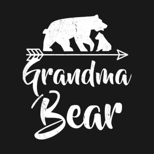 Grandma Bear T Shirt Best Gift Mothers Fathers Day T-Shirt