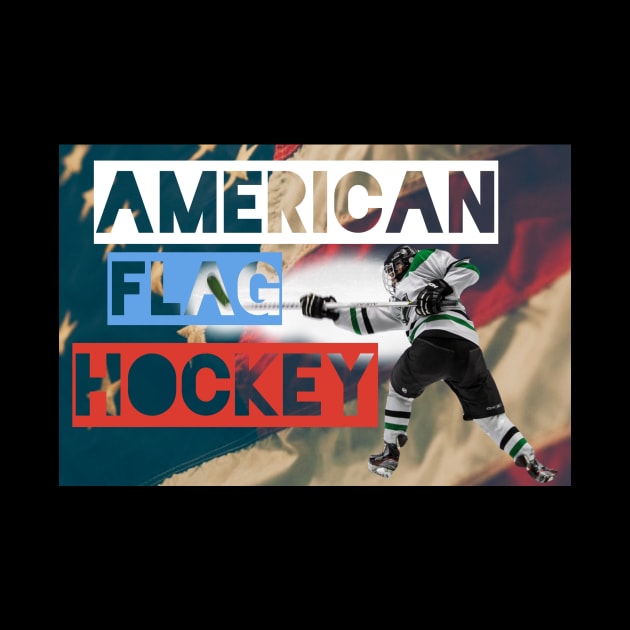 American flag hockey by pmeekukkuk