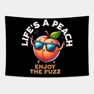 Life's A Peach Tapestry