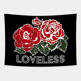 Brokenhearted, Loveless Roses & Carnations Tapestry