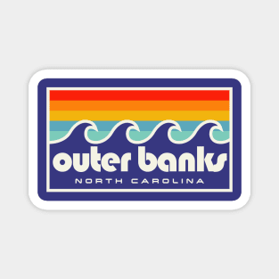 Outer Banks NC Retro OBX North Carolina Magnet